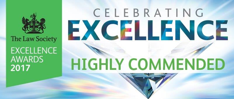 The Law Society Excellence Awards 2017 - Highly Commended